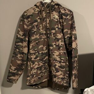 Magellan Outdoors Hunt Gear Men’s Boone Hooded Fz Jacket in Heritage Woodland